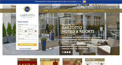 Desktop Screenshot of garzottohotels.cz
